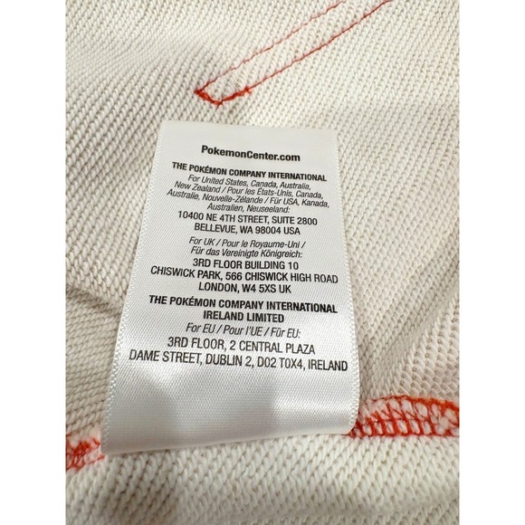 Pokemon Orange Tie Dye Full Zip Hoodie Sweatshirt w/Graphic - Picture 7 of 7